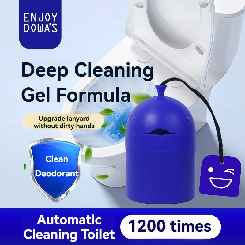 Whale-Shaped Toilet Cleaner Magic
