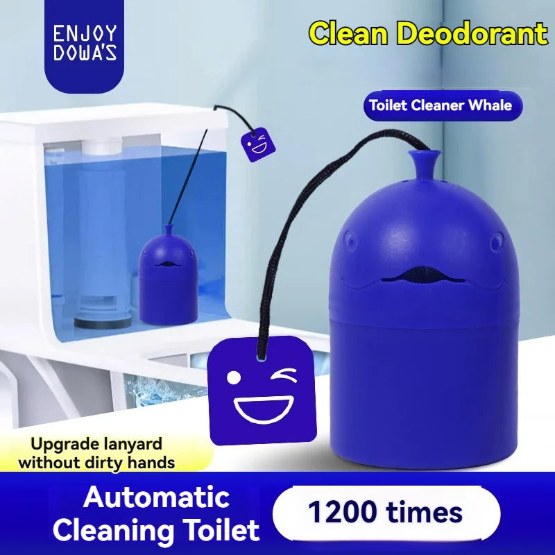 Whale-Shaped Toilet Cleaner Magic