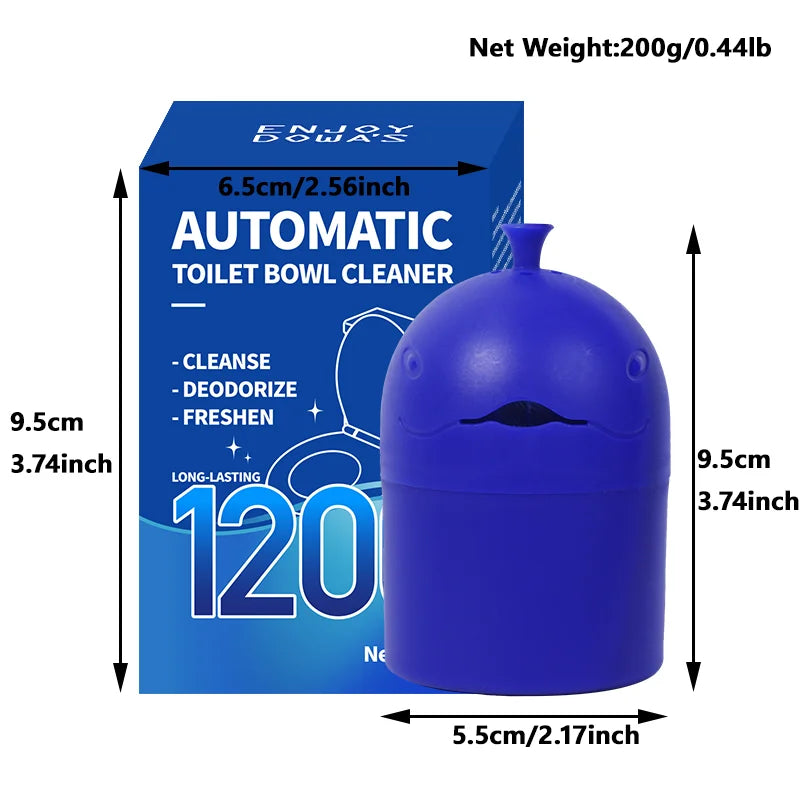 Whale-Shaped Toilet Cleaner Magic